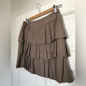 Banana republic tiered mini skirt